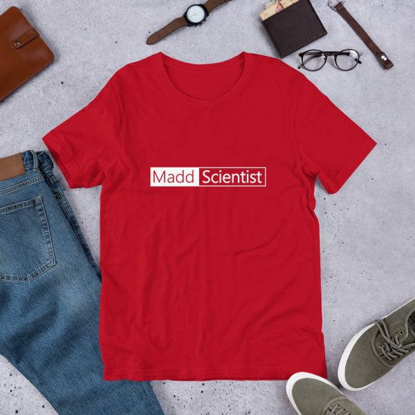 Madd Scientist DJ Tee Shirt - Red