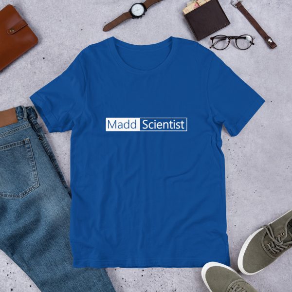 Madd Scientist DJ Tee Shirt - Royal Blue